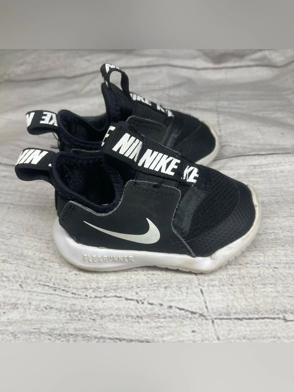 Nike Baby  3C Black Flex Runner Shoes